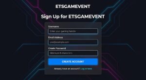 how to sign up on etsgamevent